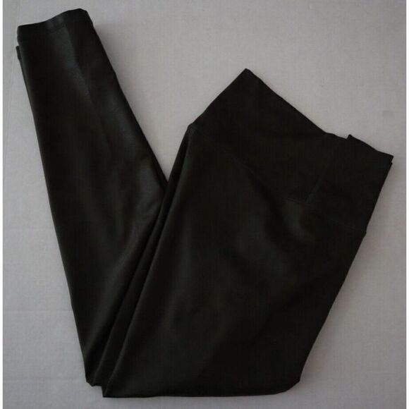 Offline x Aerie Women's Sz M Olive Green The Hugger Hi-Waisted Crackle Leggings - Picture 9 of 9